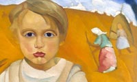 Boris Grigoriev. Portrait du fils de l'artiste. 1920