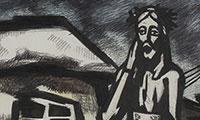 Oscar Rabin. Christ in Lianozovo. 1966